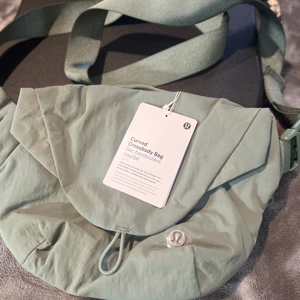 lululemon athletica Curved Crossbody Bag in Soft Green